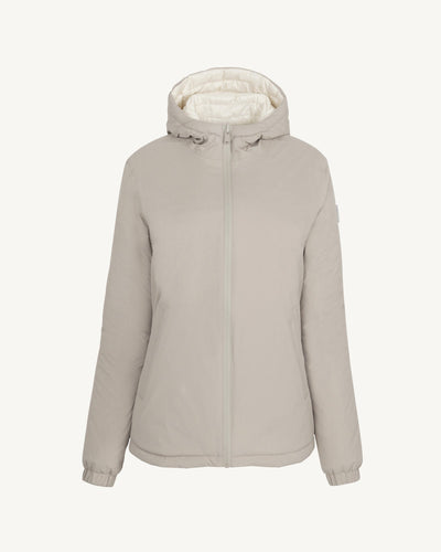 Doudoune réversible à capuche Ultralight Beige/Argile Bangkok 2.0