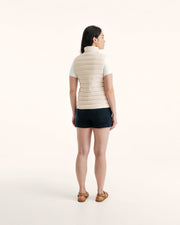 Doudoune sans manches stretch Argile Grenada