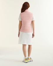 Doudoune sans manches stretch Rose pêche Grenada