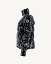 Doudoune laquée avec des cristaux Swarovski®️ Grand Froid Noir Cardiff