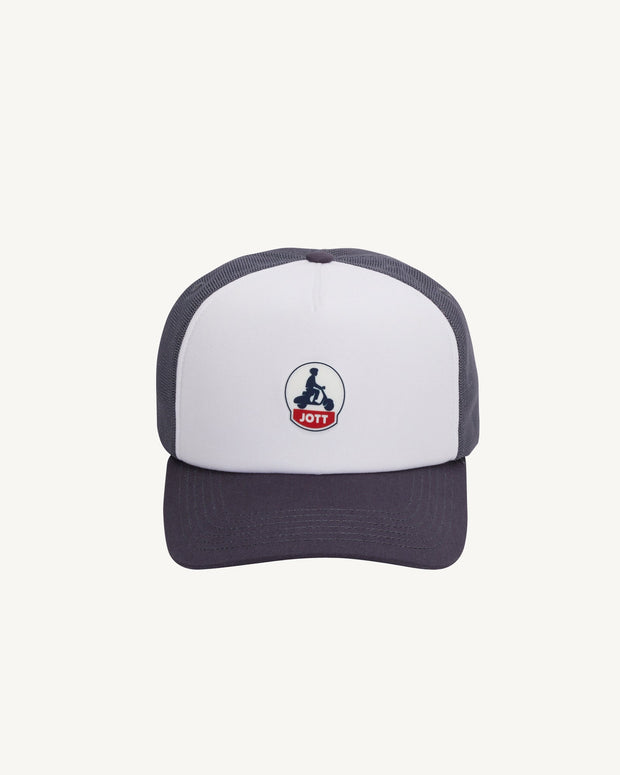 Casquette bicolore à filet Marine/Blanc/Marine Sail