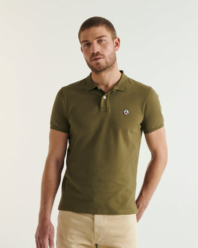 Polo en coton biologique Army Marbella