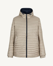 Doudoune ultralégère réversibles Marine/Beige Chicago 2.0