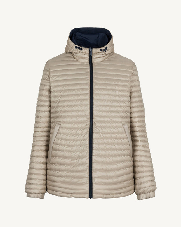 Doudoune ultralégère réversibles Marine/Beige Chicago 2.0