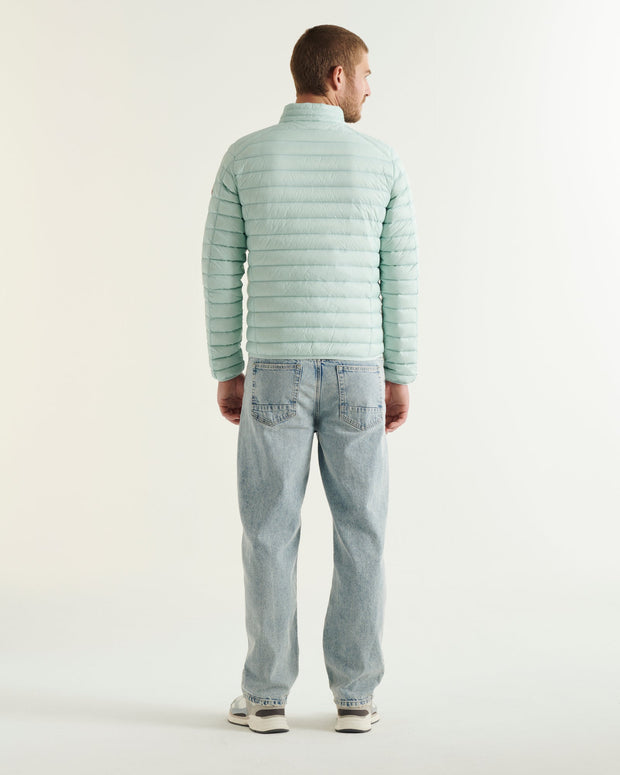 Doudoune légère Menthe poivrée Mat