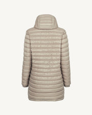 Doudoune longue réversible Army/Beige Roma 2.0